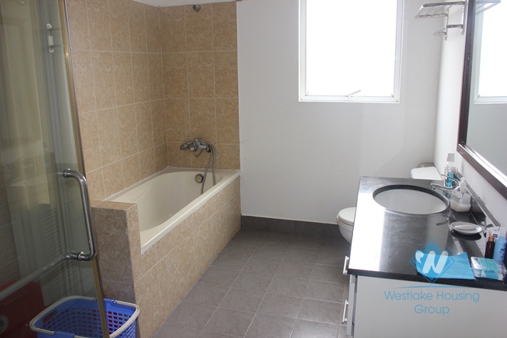Two bed balcony apartment for rent on To Ngoc Van, Tay Ho, Hanoi